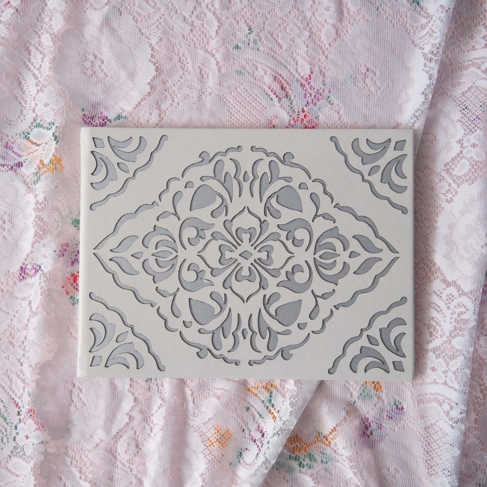 Printfresh Hardcover Leather Wedding Guestbook 12 x 9 Moroccan Slipper *Flaws*